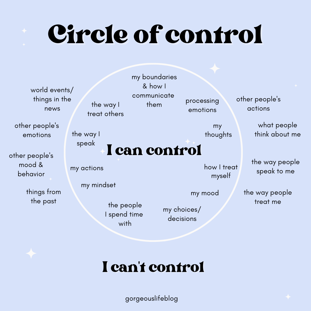 circle of control life lessons